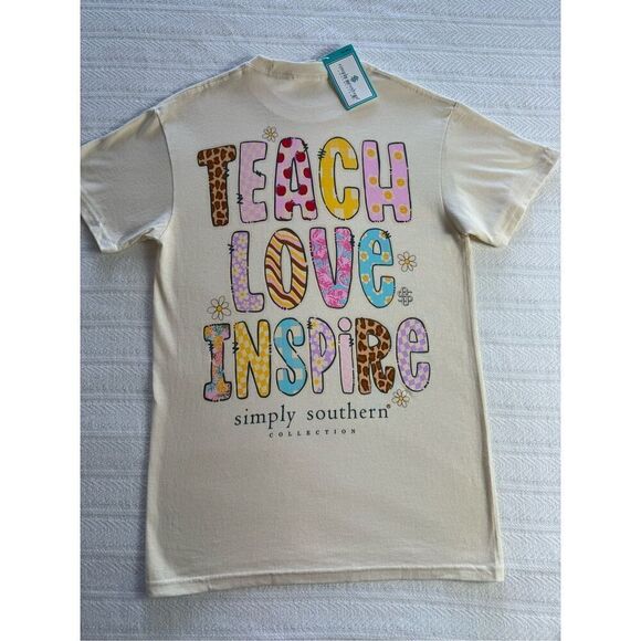 SIMPLY SOUTHERN  SMALL “RED, WHITE & SWEET” Tshirt - Picture 2 of 5